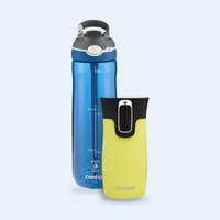 Zestaw Contigo butelka Ashland 720 ml + kubek termiczny West Loop Mini 300 ml – żółty metalik