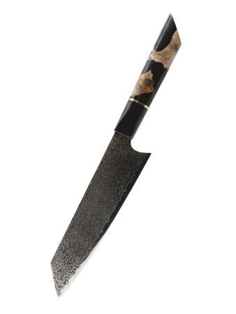 Nóż Santoku Aka Tori ze stali damasceńskiej 7" - Tokyo Hammer