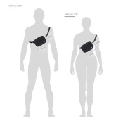 Mała Torebka damska 2w1 antykradzieżowa Pacsafe W - oliwkowa