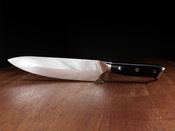 Nóż szefa kuchni Aka Tori ze stali damasceńskiej 8" - Osaka Pro