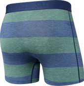 Bokserki męskie szybkoschnące SAXX VIBE Boxer Brief  w pasy - granatowe