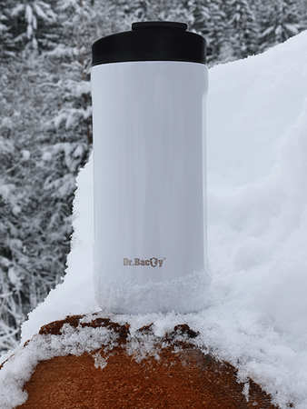 Kubek na napoje Dr.Bacty  Notus 360 ml - Meksyk - biały