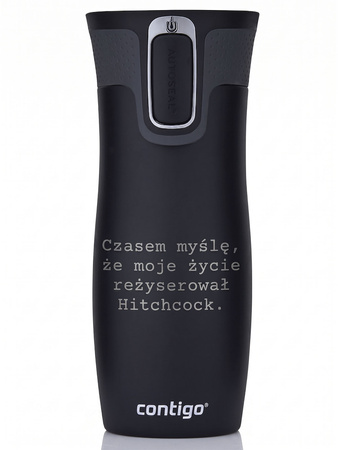 Kubek termiczny Contigo West Loop 2.0 470 ml - Hitchcock - czarny