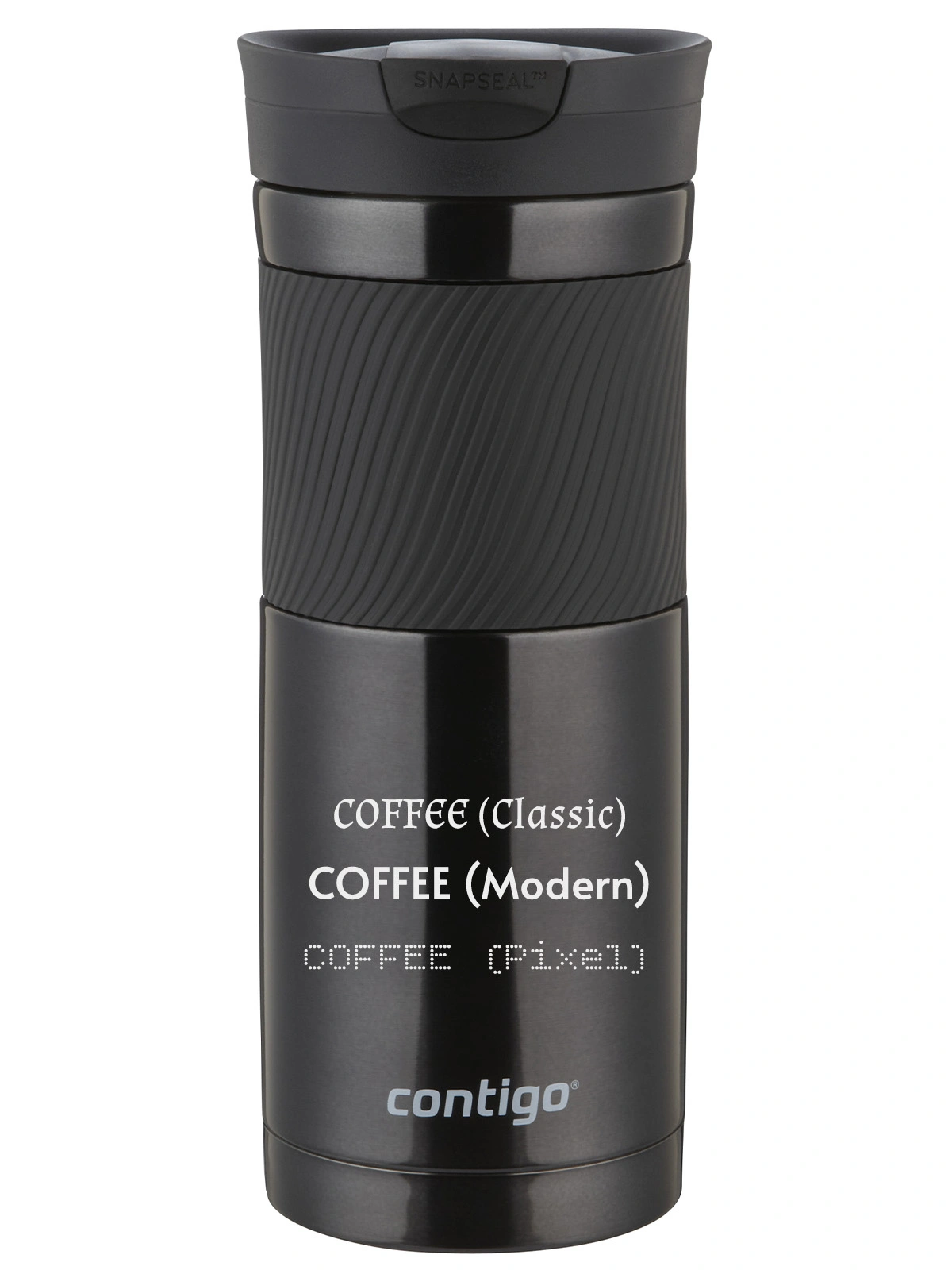 Kubek termiczny  z grawerem Contigo Byron 590ml - Czarny