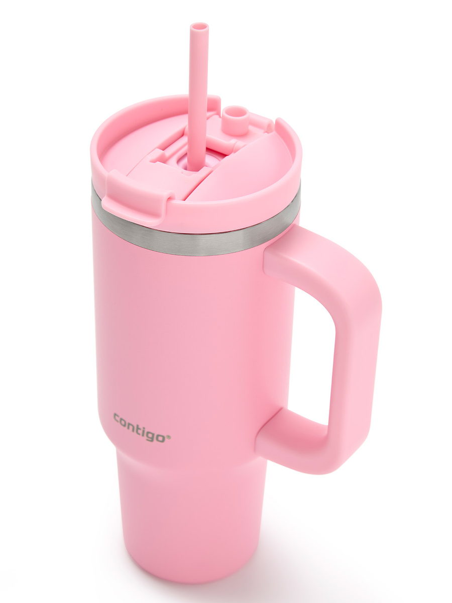 Kubek termiczny ze słomką Contigo Streeterville Tumbler Mini 880 ml - Strawberry Cream