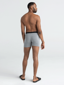 Bokserki oddychające męskie SAXX DAYTRIPPER Boxer Brief Fly z rozporkiem - jasnoszare