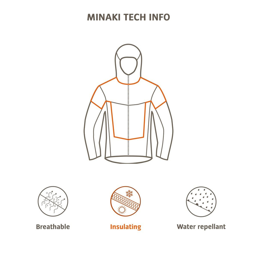 Kurtka ocieplana sportowa męska Vaude Minaki Light - czarna