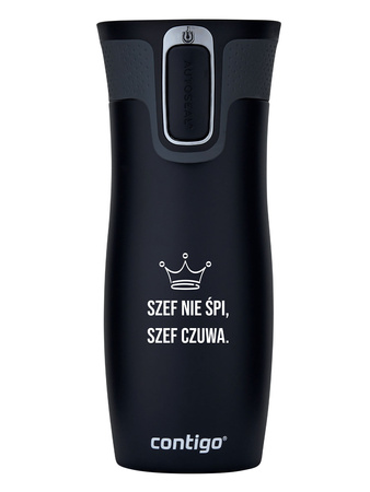 Kubek termiczny dla Szefa - Contigo West Loop 2.0 • 470 ml • czarny