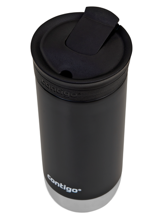 Kubek termiczny na kawę Contigo Huron 2.0 470ml - Czarny - powystawowy