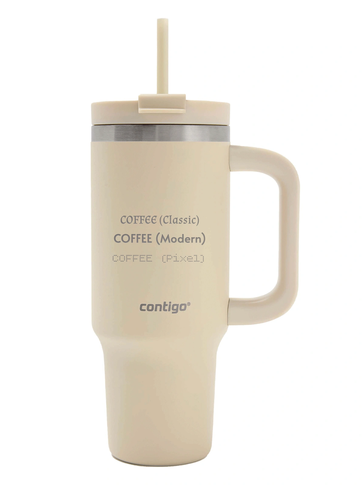 Kubek termiczny na wodę z grawerem Streeterville Tumbler 800 ml - Beżowy