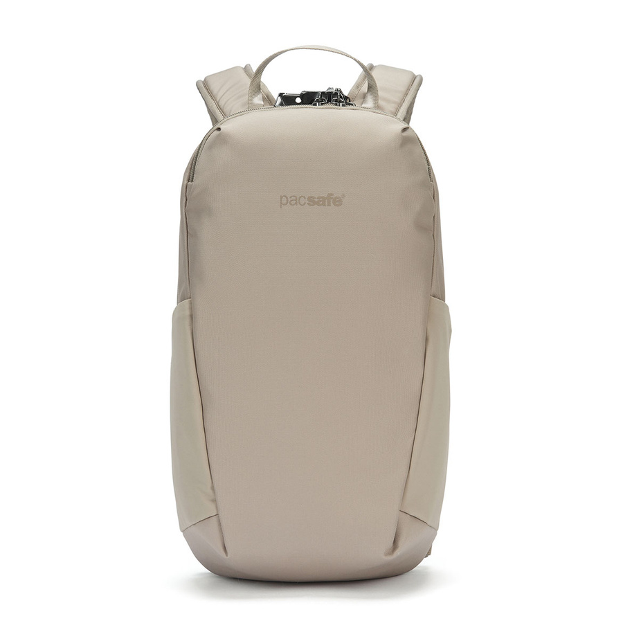 Plecak miejski antykradzieżowy Pacsafe Vibe 12 l - beżowy