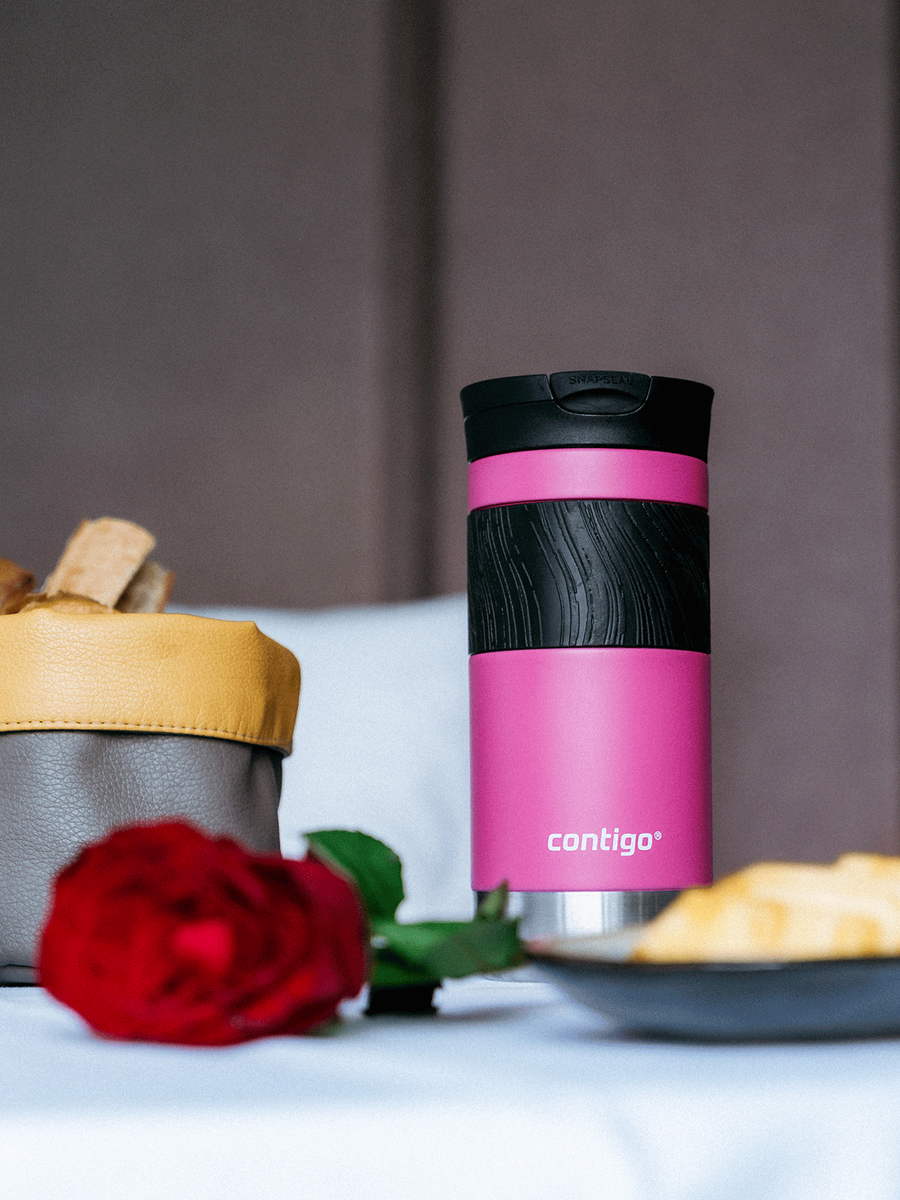 Kubek termiczny Contigo Byron 2.0 470ml - Różowy Mat