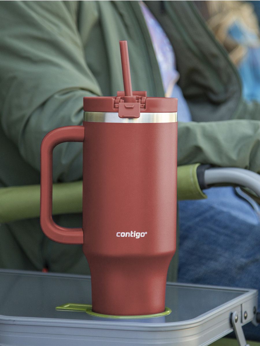 Kubek termiczny ze słomką Contigo Streeterville Tumbler 1200 ml - Goji Berry