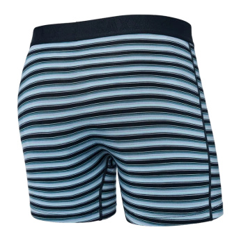 Bokserki męskie szybkoschnące SAXX VIBE Micro Field Stripe - granatowe
