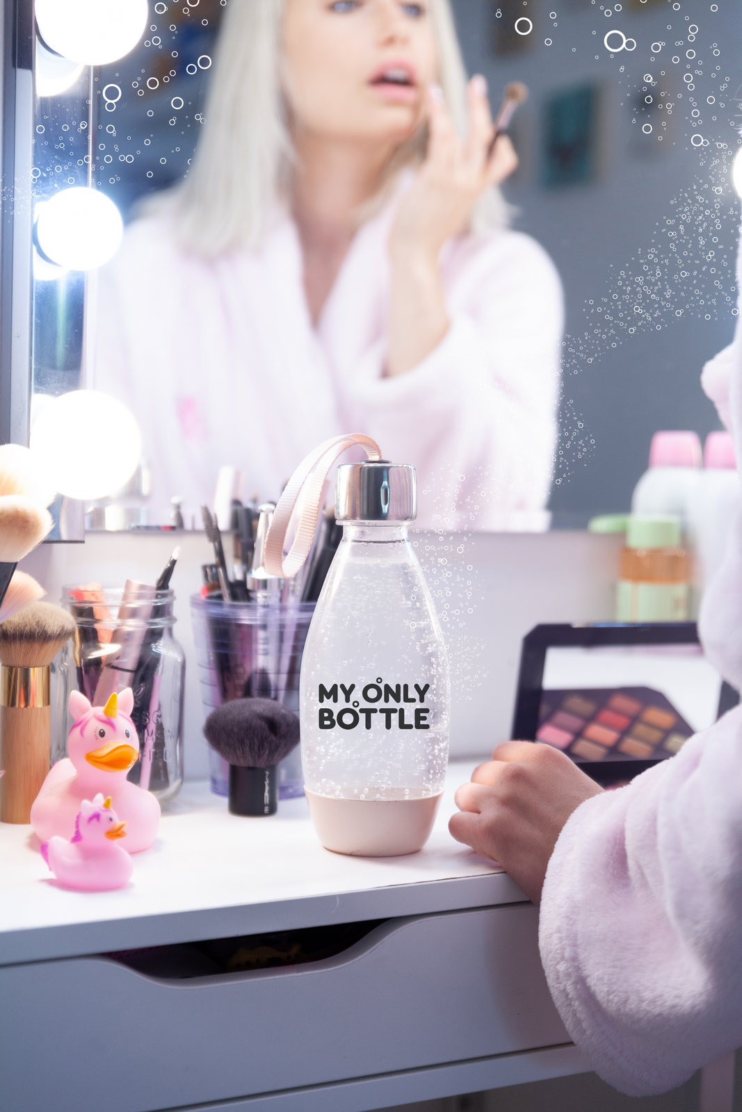 SodaStream My Only Bottle 500ml Różowa - Widok z boku