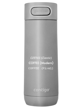 Kubek termiczny z grawerem Contigo Luxe  470 ml - Stainless Steel