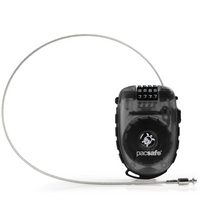 Linka antykradzieżowa do bagażu z kłódką na szyfr Pacsafe RetractaSafe 250