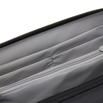 Portfel damski duży RFID Pacsafe - czarny