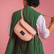 Rozkładana torebka damska antykradzieżowa Pacsafe Go - różowa