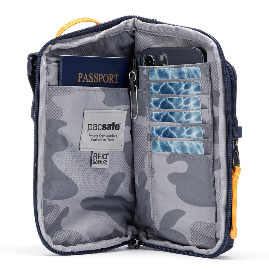 Torba na ramię antykradzieżowa Pacsafe GO - granatowy