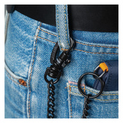 Łańcuszek antykradzieżowy do portfela Wallet chain - Czarny