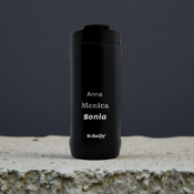 Kubek termiczny z grawerem Dr.Bacty Notus 360 ml - czarny