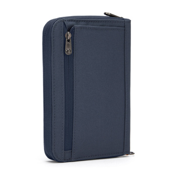 Portfel męski duży RFID Pacsafe - granatowy