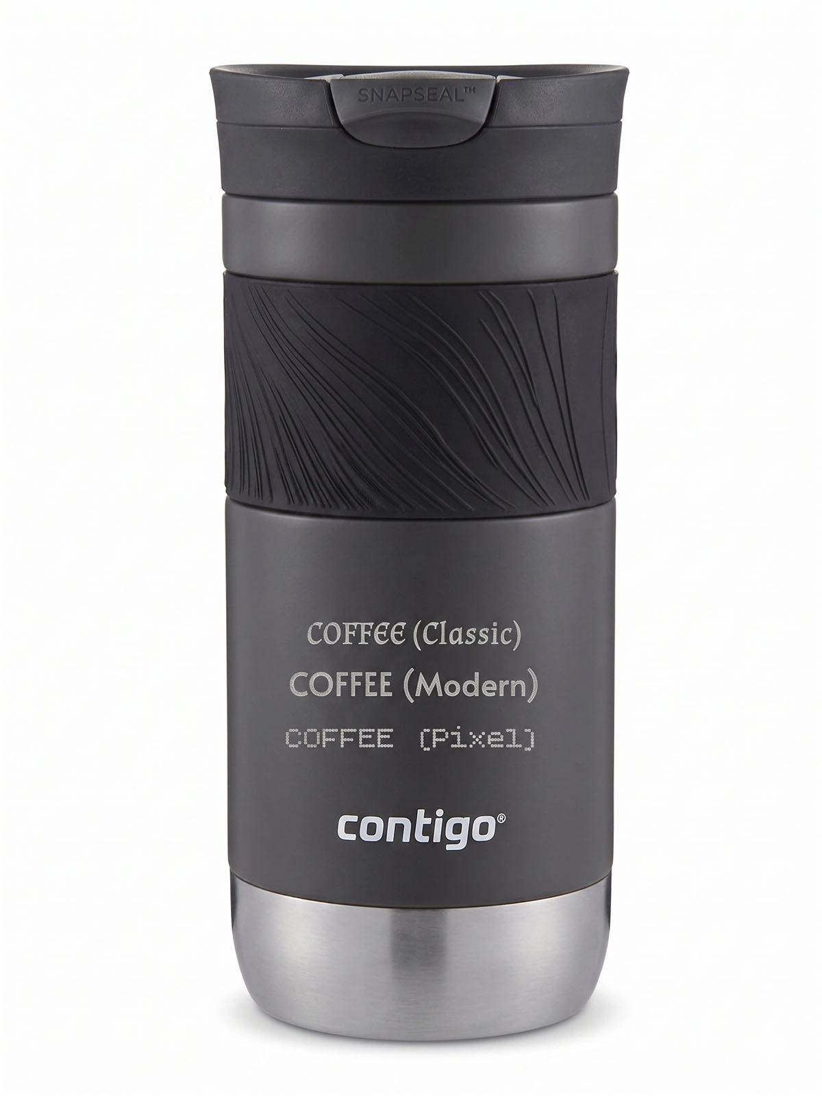 Kubek termiczny  z grawerem Contigo Byron 470ml - Czarny Mat