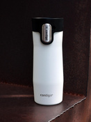 Kubek termiczny z grawerem Contigo West Loop 3.0 470 ml - Biały Mat