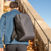 Plecak wycieczkowy antykradzieżowy Vibe 20L - ciemnoszary