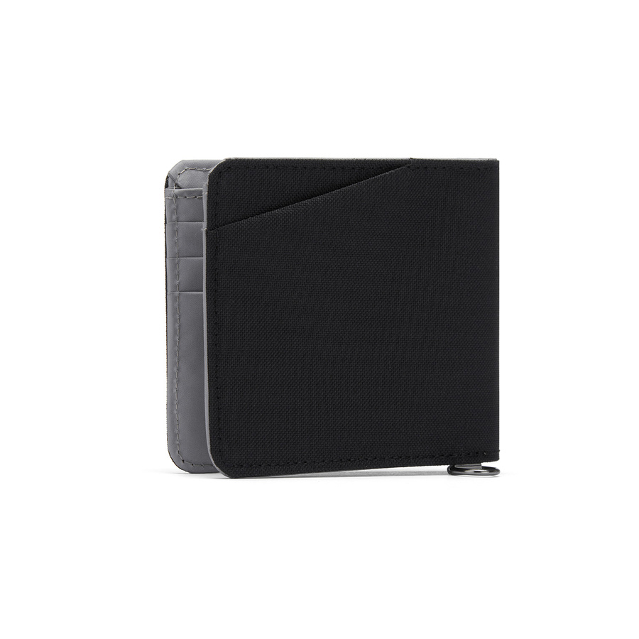 Portfel antykradzieżowy mały RFID Pacsafe - czarny