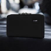 Portfel antykradzieżowy damski duży RFID Pacsafe - czarny