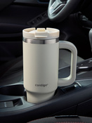 Kubek termiczny ze słomką Contigo Streeterville Tumbler Mini 880 ml - Oatmilk