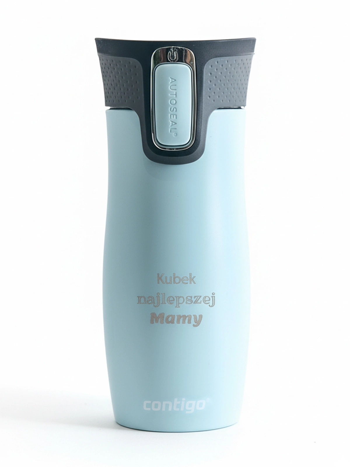 Kubek termiczny z grawerem Contigo West Loop 2.0 470 ml - Błękitny