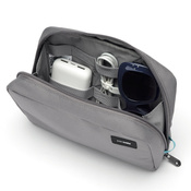 Organizer podróżny antykradzieżowy z recyklingu Pacsafe RFIDsafe - szary