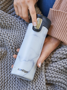 Kubek termiczny Contigo Pinnacle Couture 420ml - White Marble