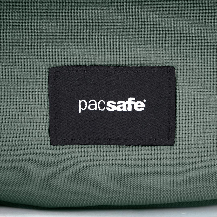Rozkładana torebka damska antykradzieżowa Pacsafe Go - zielona