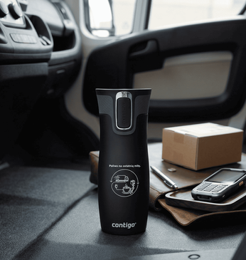 Kubek termiczny dla Kuriera - Contigo West Loop 2.0 • 470 ml • czarny