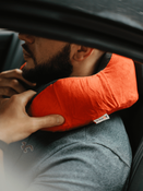 Poduszka podróżna na szyję Dr.Bacty - czerwona - powystawowa