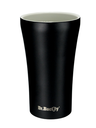 Dr.Bacty Apollo 360 ml, czarny mat - termiczny, wielorazowy kubek do kawy na wynos. - powystawowy