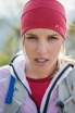 Opaska sportowa na głowę z wełny merynosów Vaude Cassons Merino - czerwona