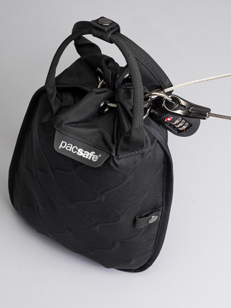 Sejf podróżny antykradzieżowy mały Pacsafe Travelsafe 3 l GII - czarny