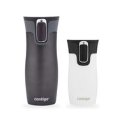 Zestaw Contigo West Loop grafitowy 470 ml + West Loop Mini 300 ml – biały metalik