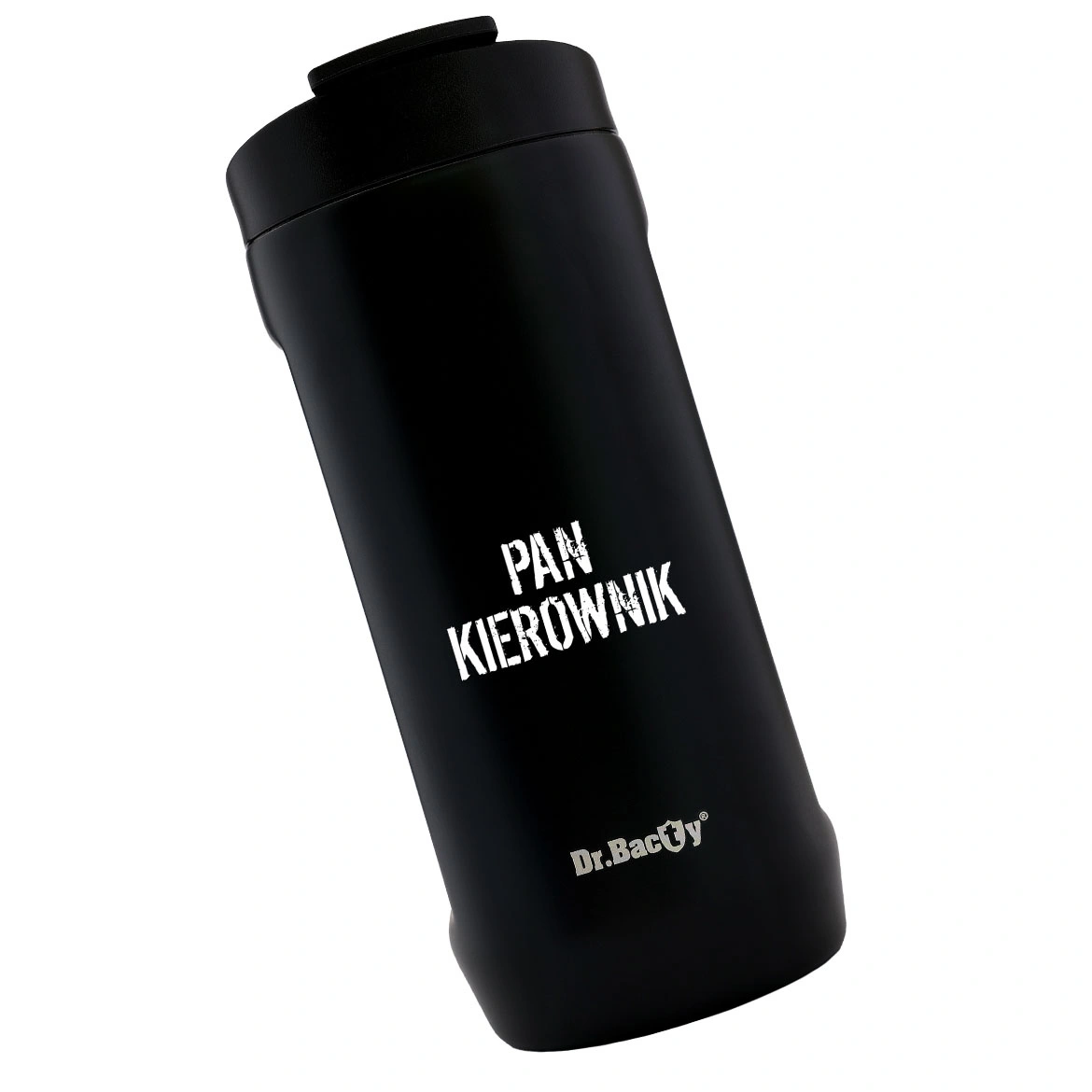 Cooler na puszkę Dr.Bacty Notus 360 ml - Pan Kierownik - czarny