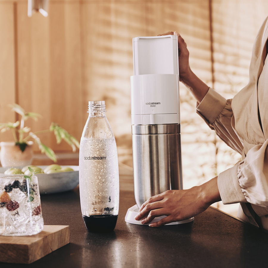 Saturator do wody gazowanej SodaStream Duo biały'+ 2 butelki+ nabój CO2