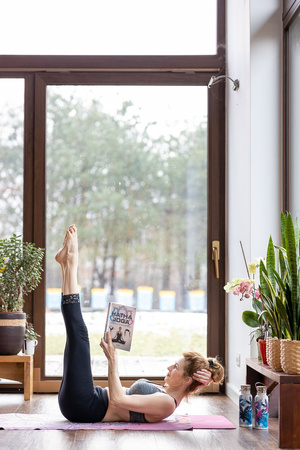 Butelka termiczna stalowa Dr.Bacty - Pink Palms