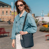 Torba na jedno ramię antykradzieżowa Pacsafe V - granatowa