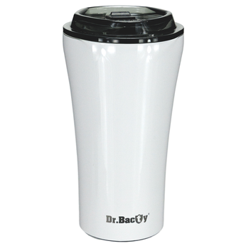 Kubek termiczny na kawę Dr.Bacty Apollo 2.0 - "Koziorożec" - 360  ml - Glossy White