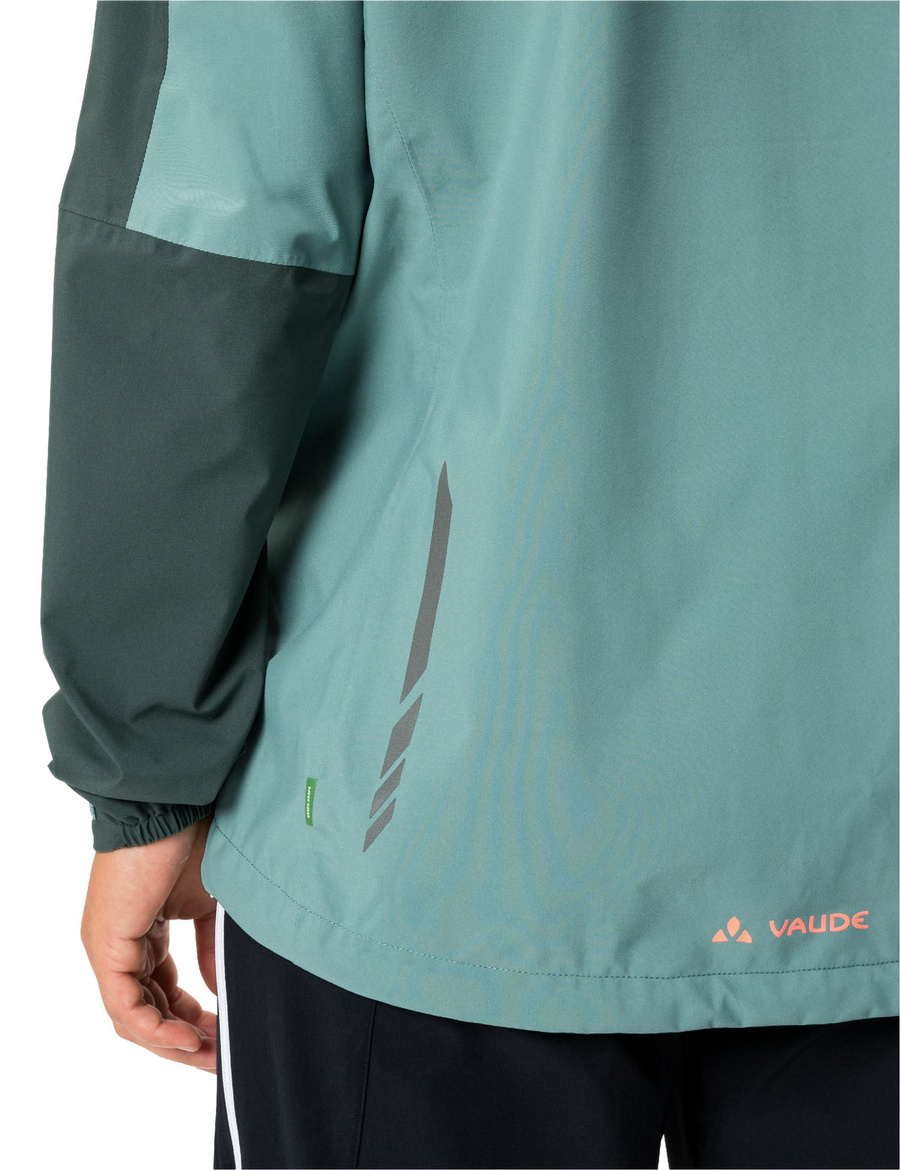 Kurtka przeciwdeszczowa sportowa damska Vaude Moab Rain II - zielona