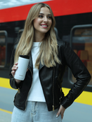 Kubek termiczny na kawę 2w1 Dr.Bacty Notus 360 ml - biały